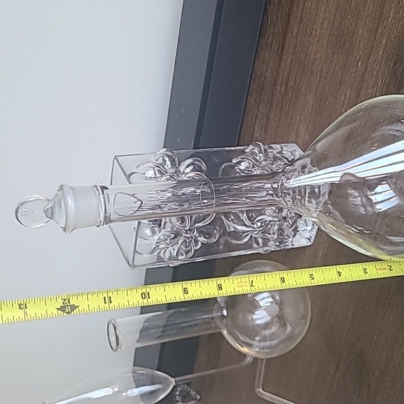 Huge vintage glass 1000ml science beaker with lid - Picture 10 of 11